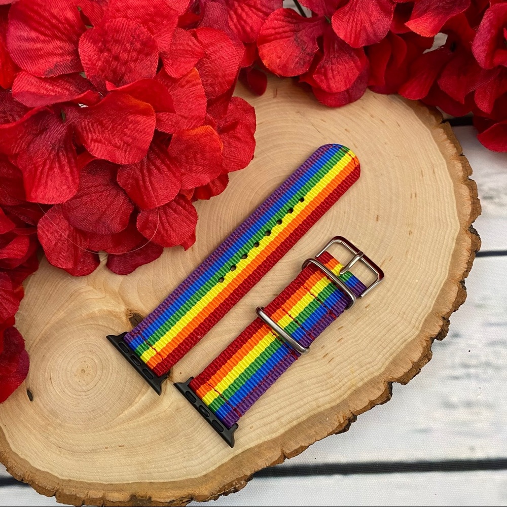 đRainbow Nylon Watchband for Apple Watch - Picture 7 of 15